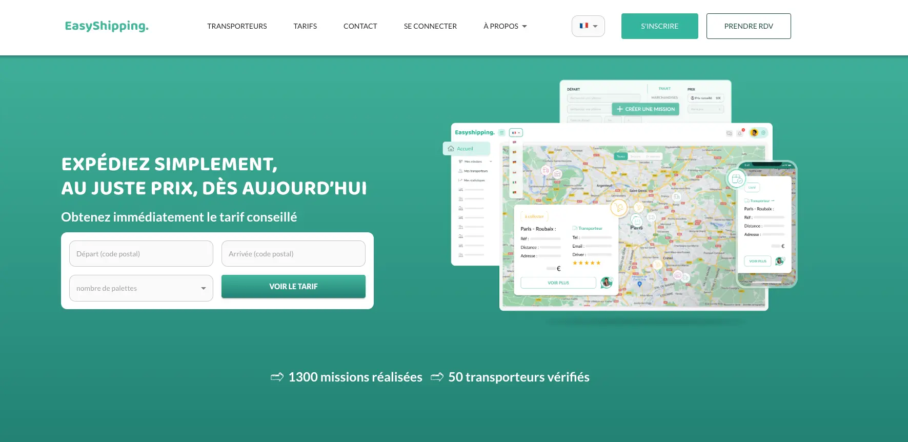 EasyShipping Landing